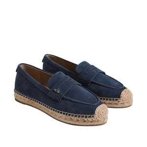NEW SAM EDELMAN women's kai espadrille flat loafer in hudson blue
